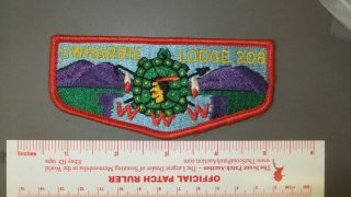 Boy Scout Oa 208 Uwharrie First Solid Flap 1716ii