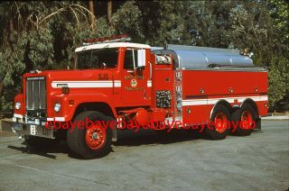 Fire Apparatus Slide,  Wt 2,  San Jose / Ca,  1976 Ih / 1997 Westates