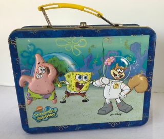 Spongebob Squarepants Embossed Lunch Box Tin