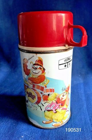 Vintage Hanna Barbera Banana Splits 1969 Tv Show Thermos Bottle For Lunch Box