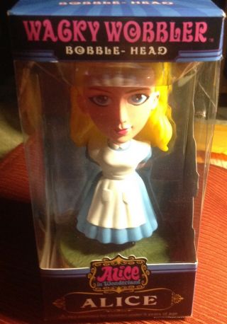 Wacky Wobbler Funko Alice In Wonderland Alice Bobble Head Box