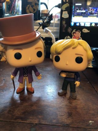Willy Wonka Charley And The Chocolate Factory Funko Pops No Box