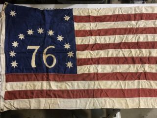 American Flag Valley Forge The” Pioneer” 3 X 5 Foot 100 Vintage Cotton