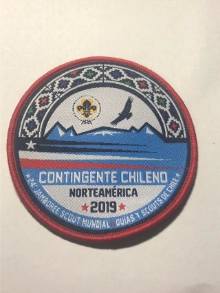 2019 World Scout Jamboree Chile Contingent Patch Scouts Of Chile