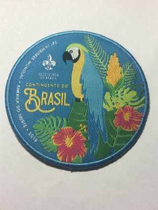 Brasil Contingent 24th 2019 World Scout Jamboree Offical Wsj Badge Patch