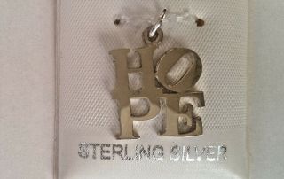 Official Obama HOPE Charm - 925 Sterling Silver 4