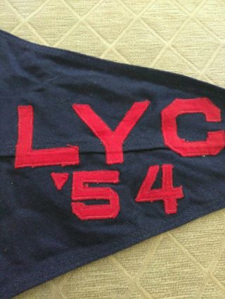 1954 L.  Y.  C.  Larchmont NY Yacht Club Sailing Boat Flag 12 