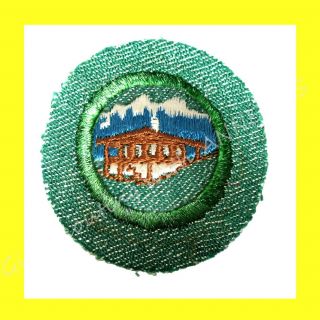1940s Intermediate Girl Scout Badge World Neighbors Our Chalet Rare Combine