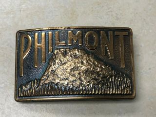 Philmont Scout Ranch Brass Belt Buckle