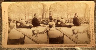 Illinois Stereoview Secretary Of State John Hay At Quincy