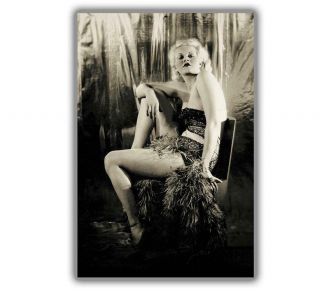 Jean Harlow Photo Photograph Vintage Movie Star Classic Ww2 Size " 4 X 6 " Inсh C