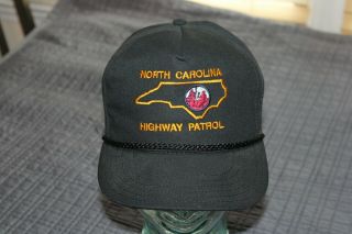 Vintage North Carolina State Highway Patrol Shp Trooper Snapback Hat