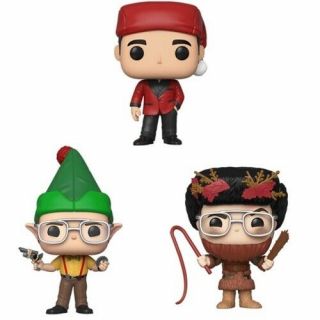 Funko Pop Tv: The Office - Holiday Bundle Set Of 3 [preorder]