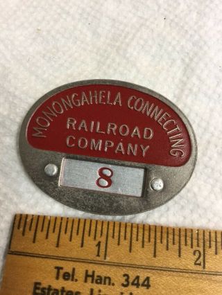 Antique Employee Badge Monongahela Connecting Railroad Co.  By Whitehead & Hoag