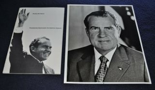 4 Vintage 1968 - 72 President Richard Nixon Political Campaign Sticker - 1 Photo 3