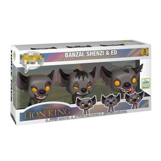 Lion King Pop Figures 3 Pack Limited Edition Hyenas Banzai Shenzi Ed