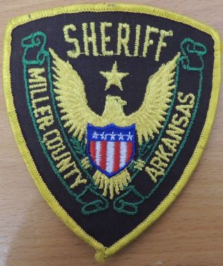Miller County Arkansas Sheriff Patch