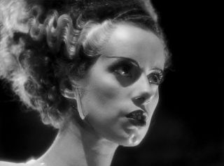The Bride Of Frankenstein Black & White Closeup 3a 8x10 Classic Portrait