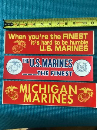 3 Vintage Marines Usmc When You 