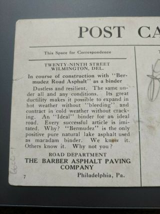Barber Asphalt Paving Co Philadelphia PA Real Photo Post Card African Americans 5