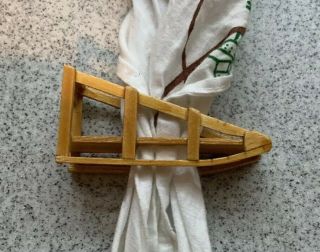 Bsa Vintage Handmade Wooden Klondike Sled Neck Slide - Boy’s Life Slide Month Nos