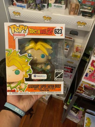 Funko Pop Legendary Saiyan Broly 6 Inch Galactic Toys Exclusive Rare Minty