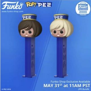 Funko Pop Pez Girl Limited Edition Of 2000 Bundle 2 Pack Funko Shop Exclusive