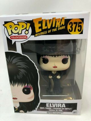 Funko Pop Elvira Mistress Of The Dark 375 - Vaulted Classic Horror Figure