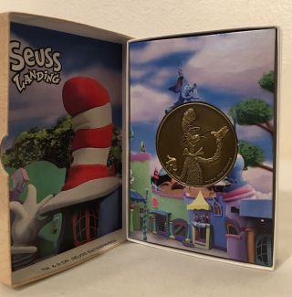 Seuss Landing Universal Studios Islands Of Adventure Coin / Medallion Token Dr.