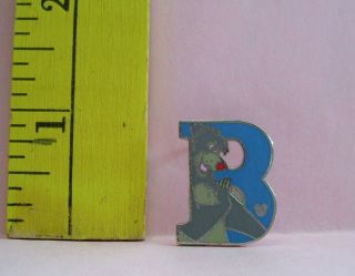 Walt Disney Alphabet Letter B For Baloo Hidden Mickey Trading Pin