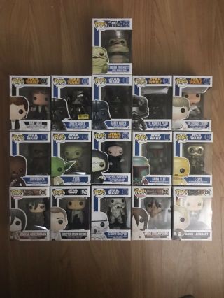 Funko Pop Star Wars,  Rogue One & Attack On Titan All Never Open
