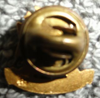 VFW Life Member Award Hat Lapel Pin 10K Gold Filled 2