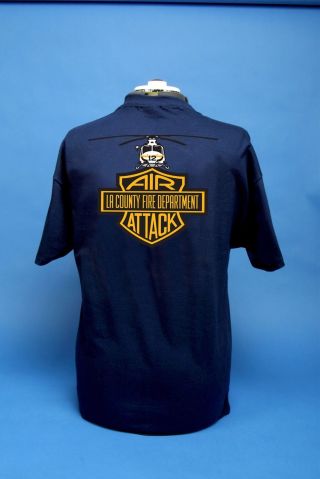 L.  A.  County Fire Department Air Ops Harley Logo 2/c Navy.