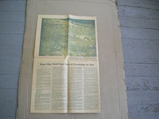 Kansas City Star Commemorative To The Moon And Home Newspaper July 26,  1969 2
