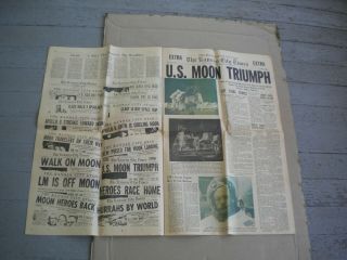 Kansas City Star Commemorative To The Moon And Home Newspaper July 26,  1969 3