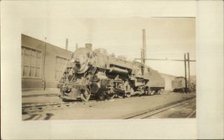 B&a Boston & Albany Rr Train Locomotive 582 C1920s Real Photo Postcard