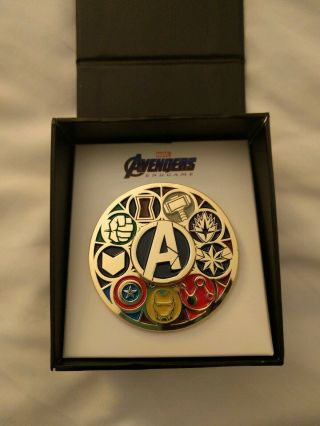 Sdcc Comic - Con 2019 Marvel Avengers Endgame Deluxe Spinning Pin
