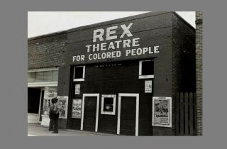 1939 Rex Colored Only Movie Theater Photo,  Black Negro,  Mississippi Segregation