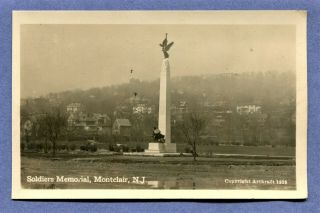 Old Rppc Real Photo Postcard Montclair Nj 1920 