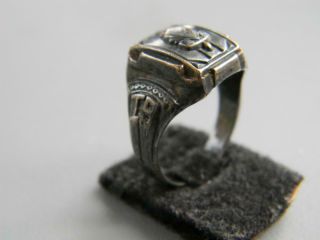 Very Old 10k Gold & Sterling Circa 1905 Class Ring Sz 6.  5