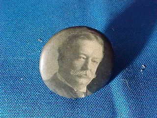Orig 1908 William Howard Taft Us Presidential Campaign Pinback W Photo Image