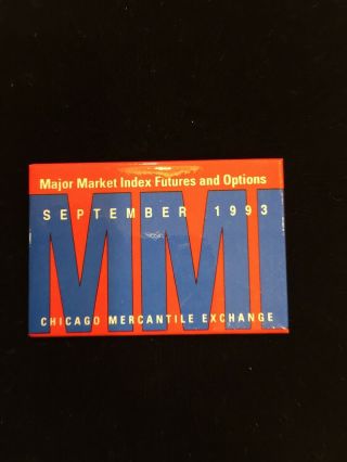 Chicago Mercantile Exchange Mmi Badge Pinback