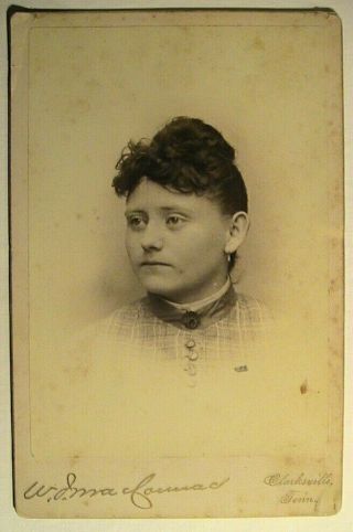 Clarksville,  Tenn.  Maccormac Studio Dickson Woman Grandey 1890 