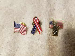 American Patriotic Hat Pin 