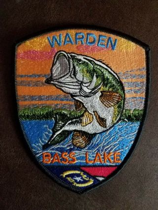 Bass Lake Warden Nc Police / Sheriff Patch North Carolina