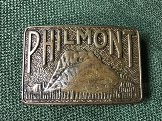 Philmont Belt Buckle Vintage Boy Scouts Ranch Mexico 1970’s