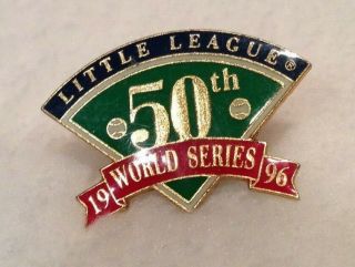 Little League 50th World Series 1996 Enamel Lapel Pin