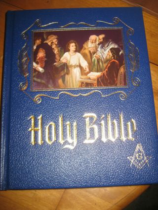 Holy Bible Red Letter Masonic Edition Heirloom Bible Publishers Illustrated 1971