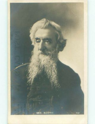 Rppc C1910 General William Booth Founder Of Salvation Army Ac8672