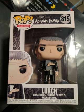 Funko Pop The Addams Family Lurch With Thing 815 Vinyl Figure